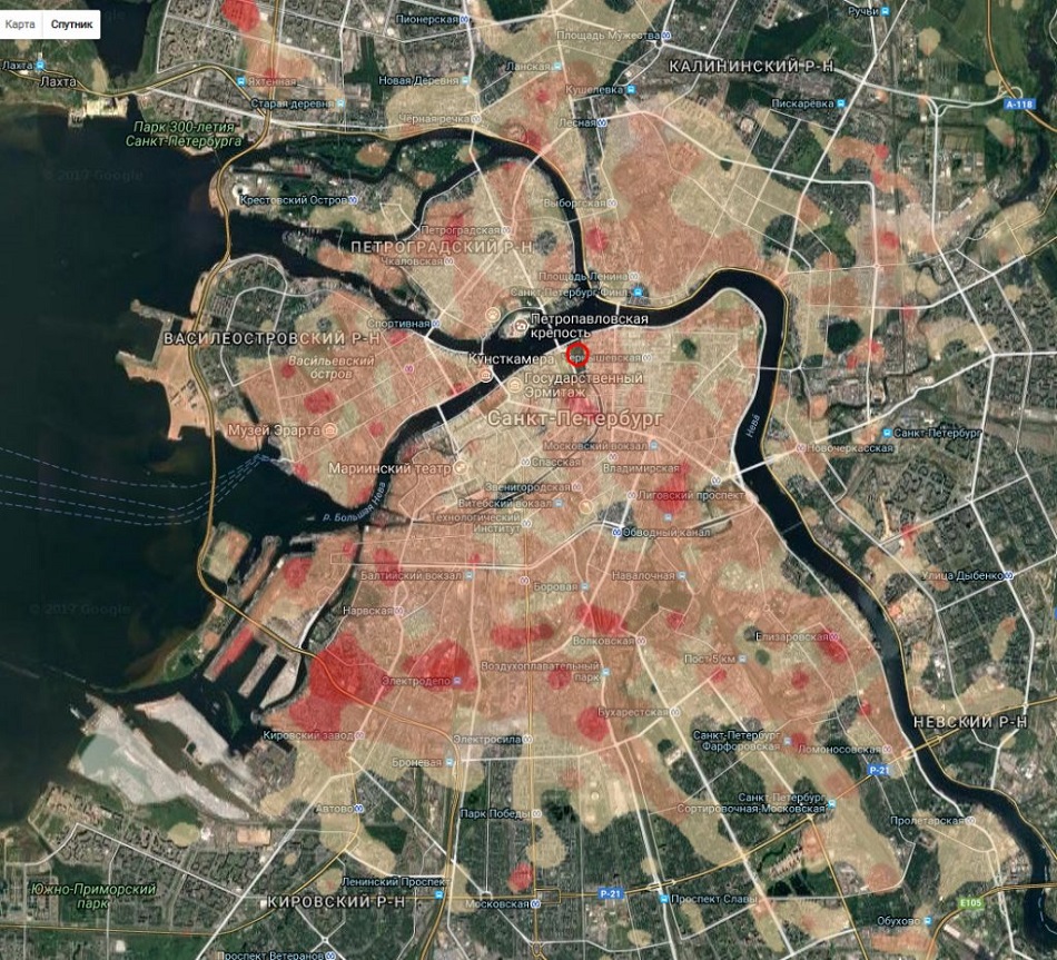 Загрязнения районов санкт-петербурга и зависимость болезней от загрязнений