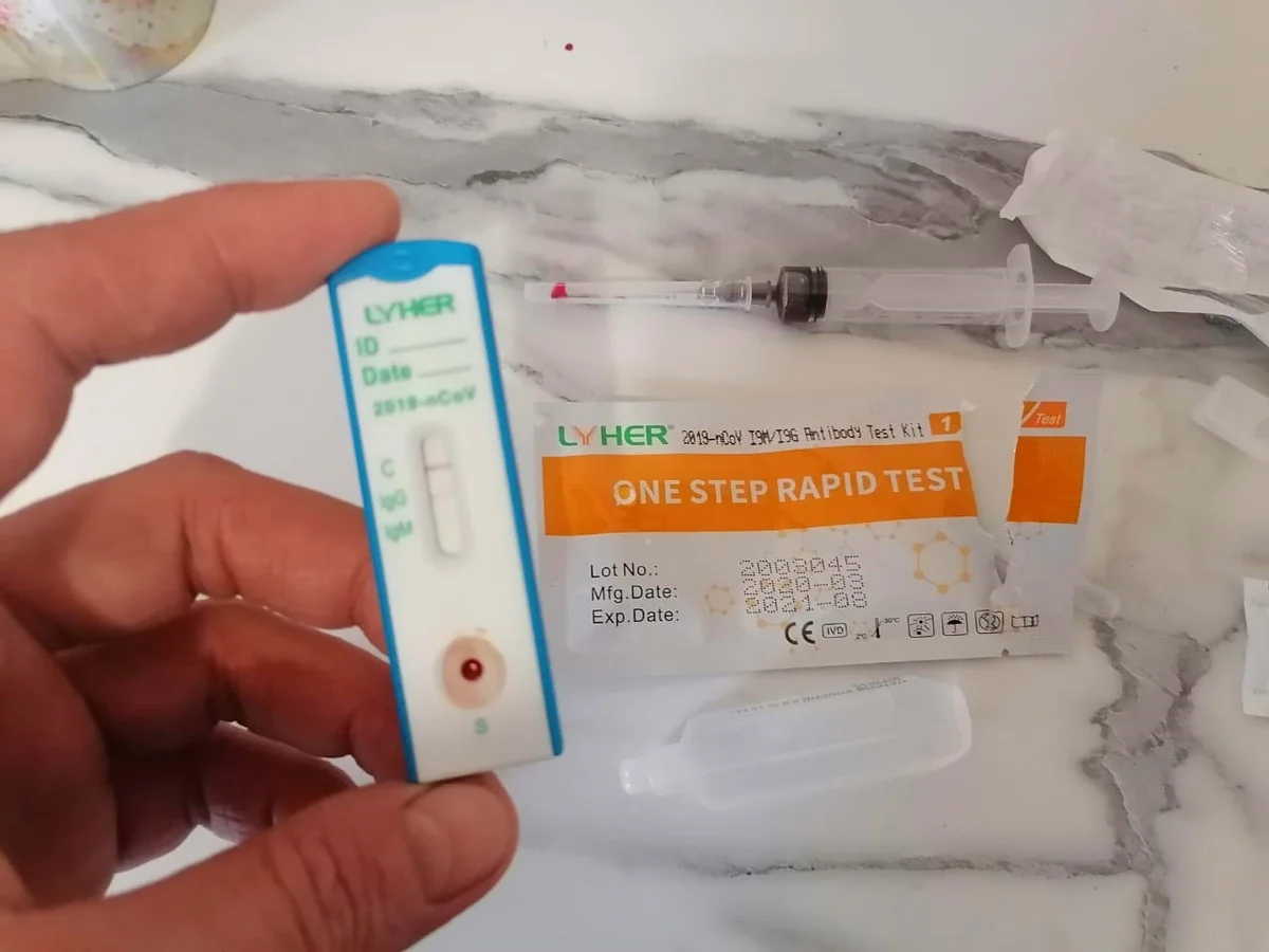 Тест на коронавирус по тесту