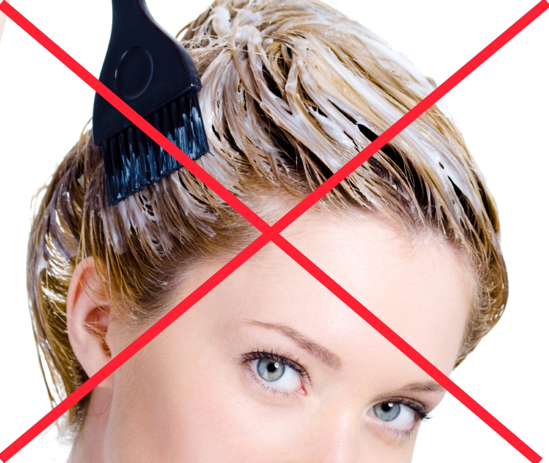 Ограничения на покраску волос