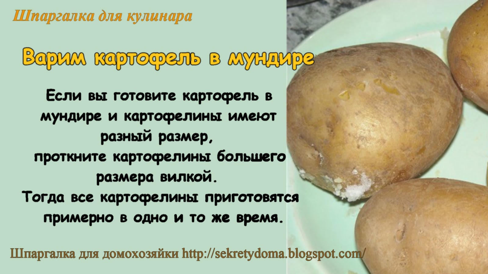 Картофель в мундире польза